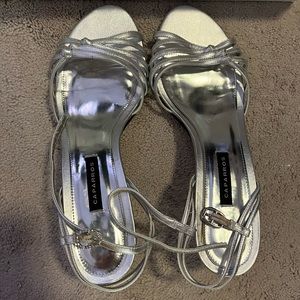 Silver Caparros heels